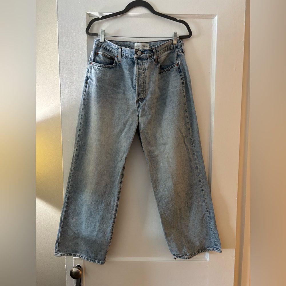 Denim Forum Light Blue Relaxed Jeans